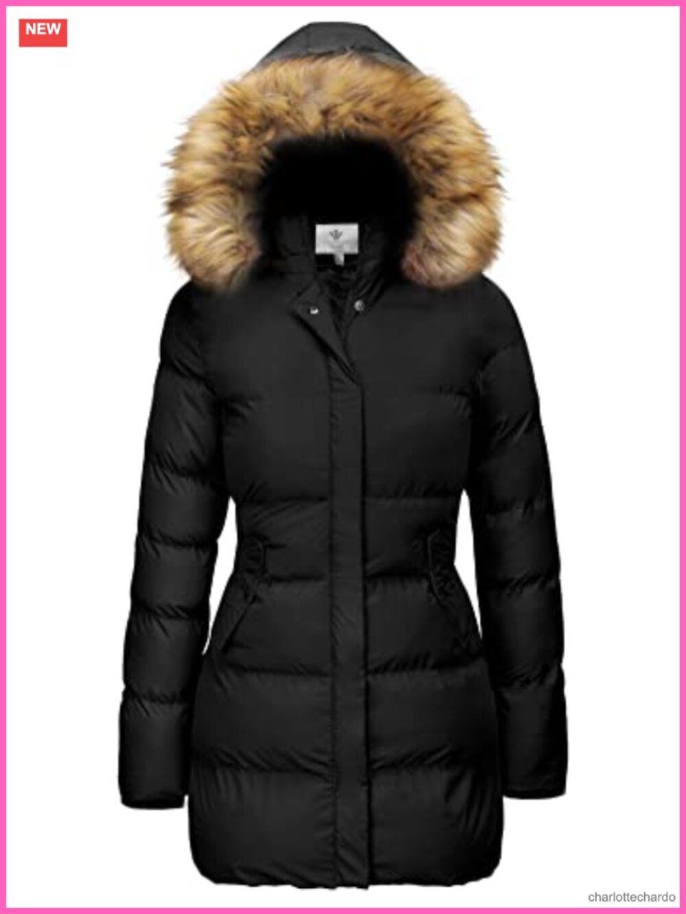 WenVen Women's Long Puffer Coat Warm Parka Jacket